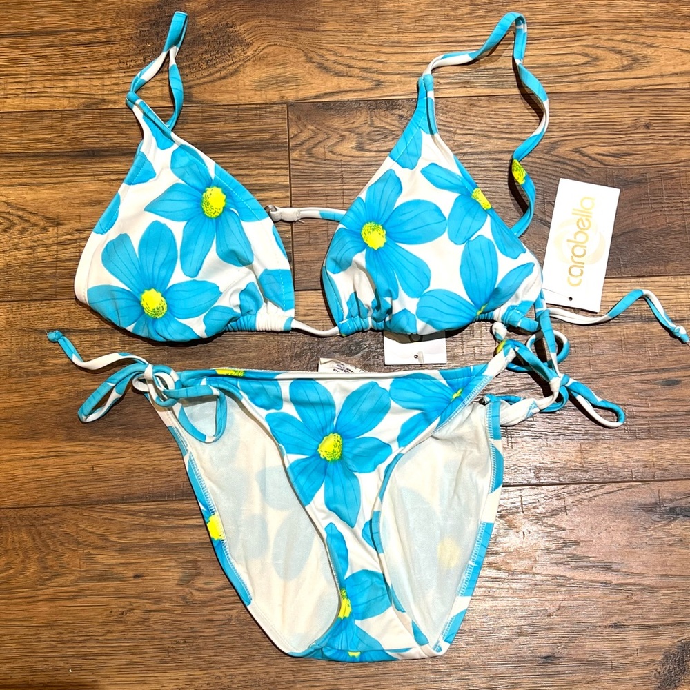 NWT CaraBella Floral Swimsuit Size 10